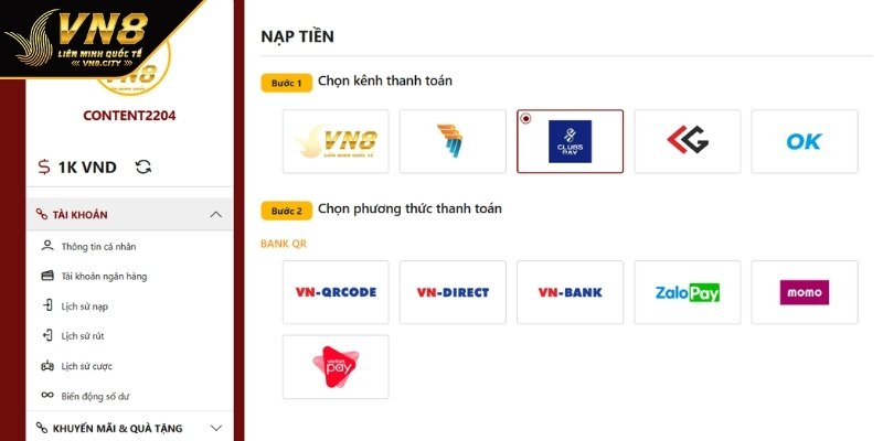 Nạp tiền an toàn và cách nạp chi tiết